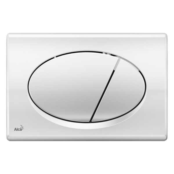 Клавиша смыва Alcaplast хром глянец M71 (детальная фотография)