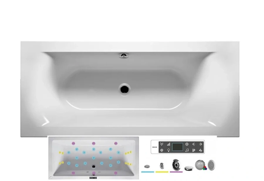 Ванна гидромассажная Riho Linares 170 x 75 см, BLISS BT4400500000000_BLISS (детальная фотография)