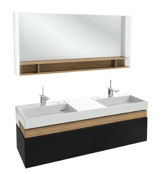 Зеркало с подсветкой Jacob Delafon Terrace 150 см с полкой EB1184-NF (детальная фотография), в наличии