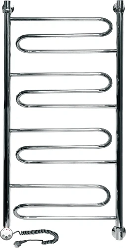 Полотенцесушитель электрический Ника Curve 100х50 см левый - фото 1