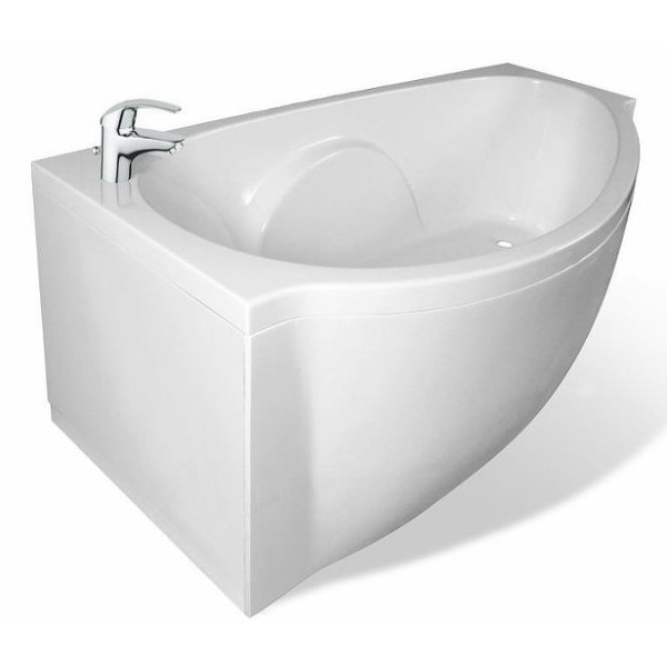 Ванна из литьевого мрамора Эстет Грация 170x94 см белая глянцевая, левая ФР-00000629 (детальная фотография), асимметричные