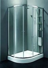 Душевой уголок Cezares Anima 120x100 см стекло рифленое правый