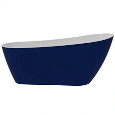 Ванна акриловая Delice Riviera 170х74 см синяя матовая