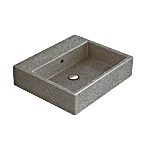 Раковина накладная, цвет Peperino Grigio, Globo Le Pietre SCQ61.PG (детальная фотография)