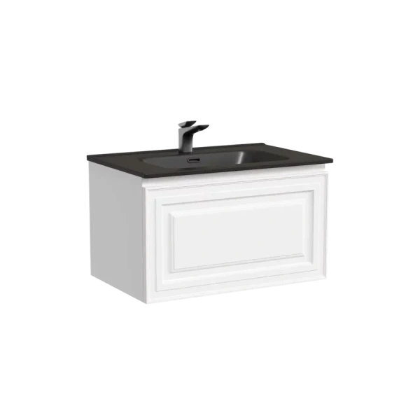 Тумба под раковину подвесная Sancos Very 70 см Bianco VR70W (детальная фотография), белая