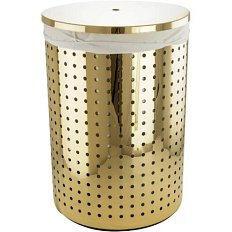 Корзина для белья Migliore Complementi золото