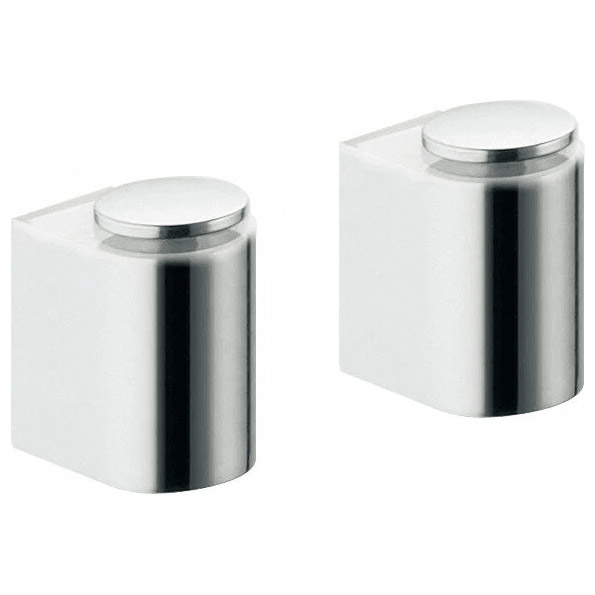 Держатели для стеклянной полочки 2 шт. Keuco Elegance 11610 010000 (детальная фотография)