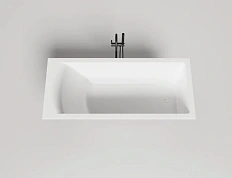 Ванна из искусственного камня Salini Cascata Kit 170x75 см встраиваемая, белый глянцевый