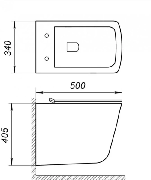 Унитаз подвесной BelBagno Marmi безободковый BB052CHR (детальная фотография), подвесные, встраиваемые