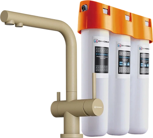 Смеситель для кухни Omoikiri Nagano-CH-P шампань - фото 5