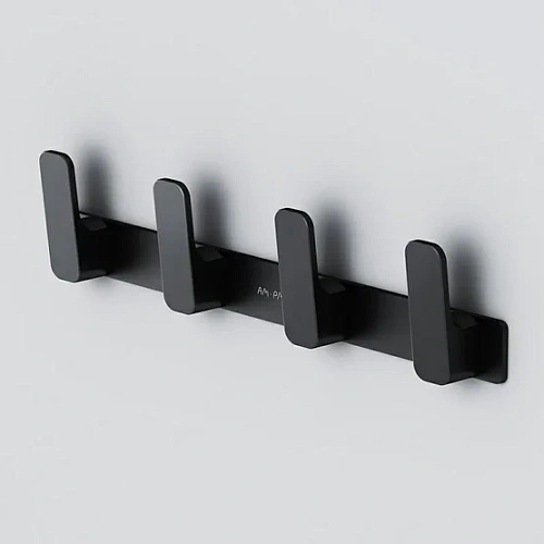 Крючок для ванной Am.Pm Func черный матовый - фото 2