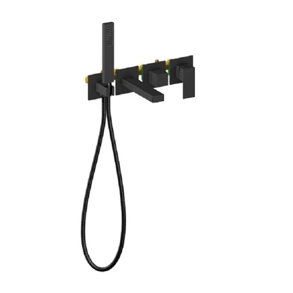 Смеситель для ванны Timo Selene черный матовый 2014/03YSM (детальная фотография)