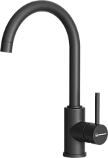 Смеситель для кухни Omoikiri Shinagawa BL-P черный