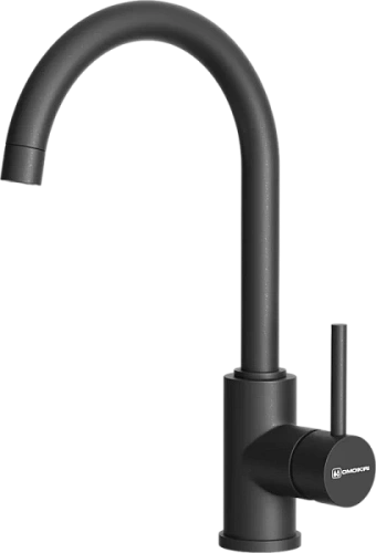 Смеситель для кухни Omoikiri Shinagawa BL-P черный - фото 3