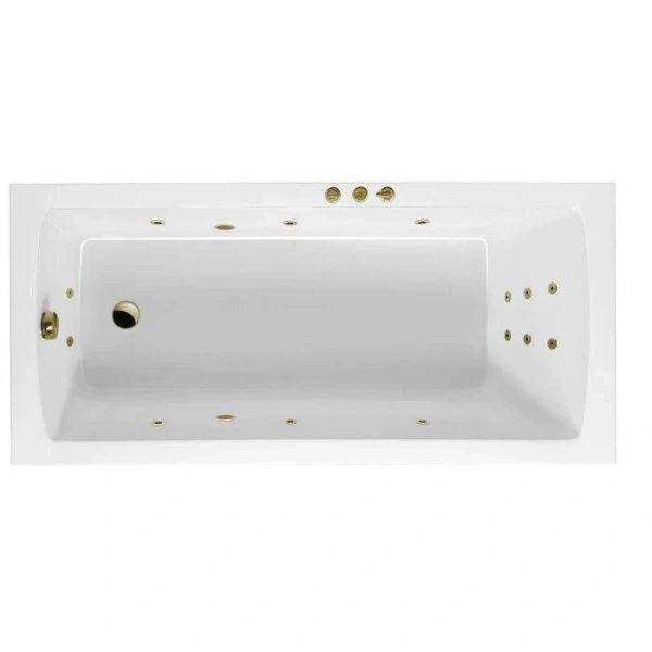 Ванна гидромассажная Excellent Aquaria Smart 170 x 75 см, белый/бронза, WAEX.AQU17.SMART.BR (детальная фотография)