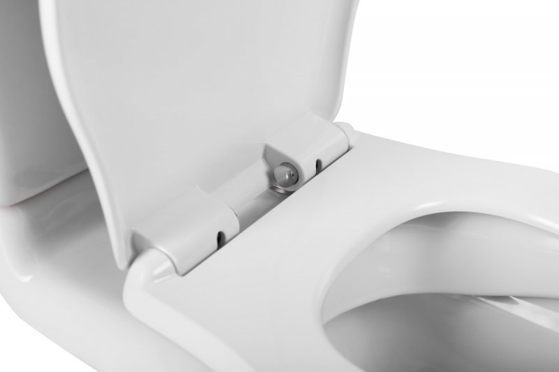 Чаша для унитаза-компакта BelBagno Boheme безободковая BB115CPR (детальная фотография), с нижним подводом воды