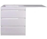 Тумба под раковину напольная Style Line Даллас 68 см белая