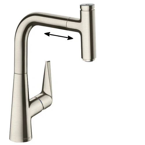 Смеситель для кухни Hansgrohe Talis Select M51 под сталь - фото 2