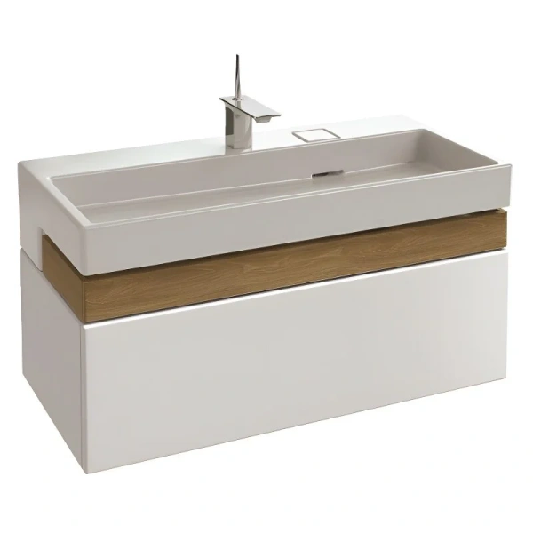 Тумба под раковину подвесная Jacob Delafon Terrace 100 см белая глянцевая EB1187-G1C (детальная фотография)