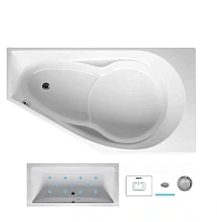 Ванна гидромассажная Riho Yukon 160 x 90 см, AIR, левая/правая