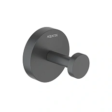 Крючок для ванной Акватек Бетта черный матовый