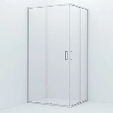 Душевой уголок IDDIS Zodiac 100х80 см глянцевый алюминиевый профиль
