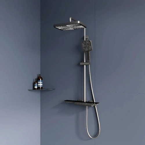 Душевая стойка RGW Shower Panels серая - фото 5