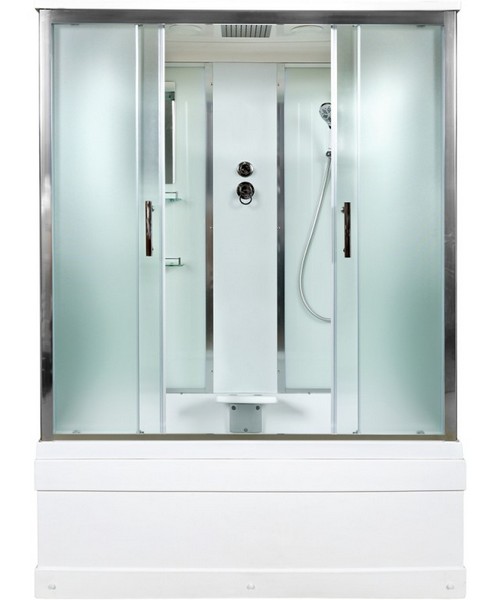 Душевая кабина Deto EM 170x90 см с крышей EM4517 (детальная фотография), прямоугольные