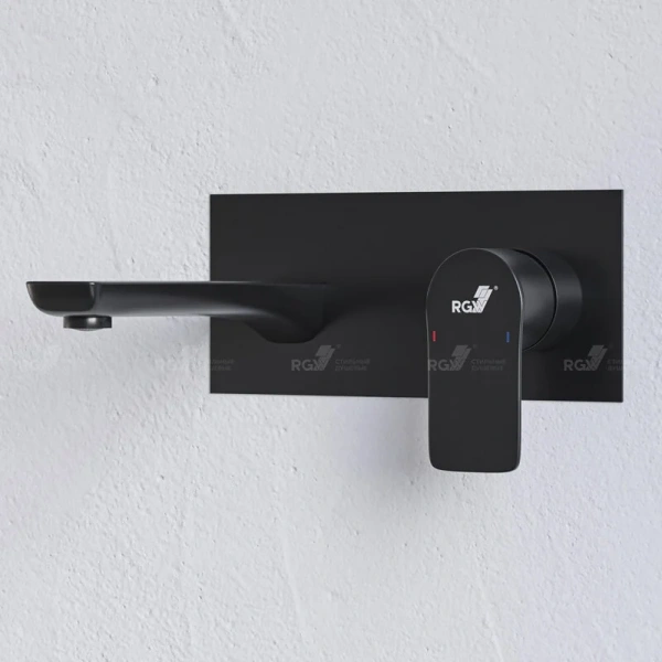 Смеситель для раковины RGW Shower Panels SP-46B черный 51140546-04 (детальная фотография)
