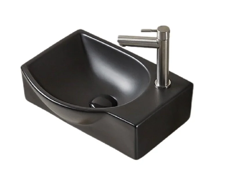 Раковина GID Suspendido Bm9276R 41 см правосторонняя 62205R (детальная фотография), черные