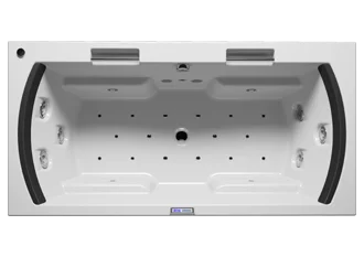 Ванна гидромассажная Riho Thermae Line BZ15 Lisa 180 x 90 см (детальная фотография), приставные, встраиваемые