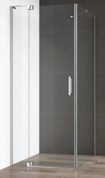 Душевой уголок Cezares Slider 110х80 см стекло прозрачное профиль хром SLIDER-AH-1-80-100/110-C-Cr (детальная фотография)