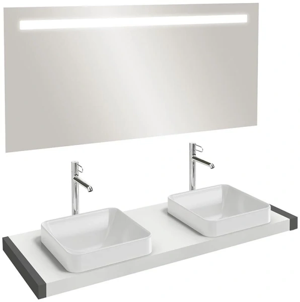 Раковина Jacob Delafon Vox 40 см белая, без отверстия под смеситель E2661-0 (детальная фотография), белые