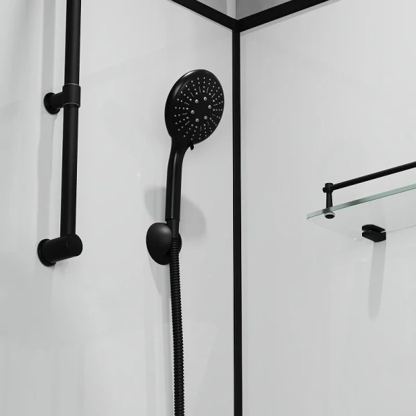 Душевая кабина Niagara Standart 100х100 см правая ST100/15QR/KL/BKT (детальная фотография), стеклянные, прозрачные