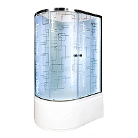 Душевая кабина Deto EM 110x80 см левая