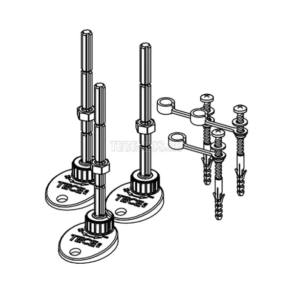 Комплект опор Tece TECEdrainprofile для душевых лотков 674000 (детальная фотография) index_1