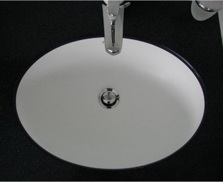 Раковина Laufen Birova 53 см встраиваемая снизу 8.1119.1.000.000.1 (детальная фотография), встраиваемые (в столешницу)