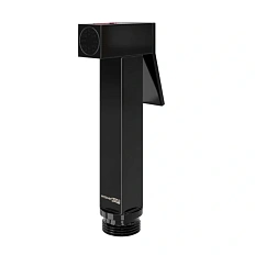 Гигиенический душ с держателем WasserKRAFT черный глянец