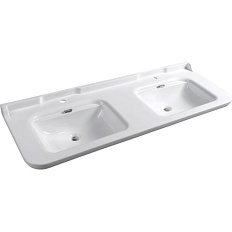 Раковина керамическая двойная Kerasan Waldorf 4143