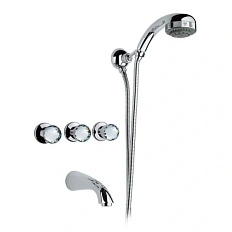 Смеситель для ванны, хром, Nicolazzi Cristallo