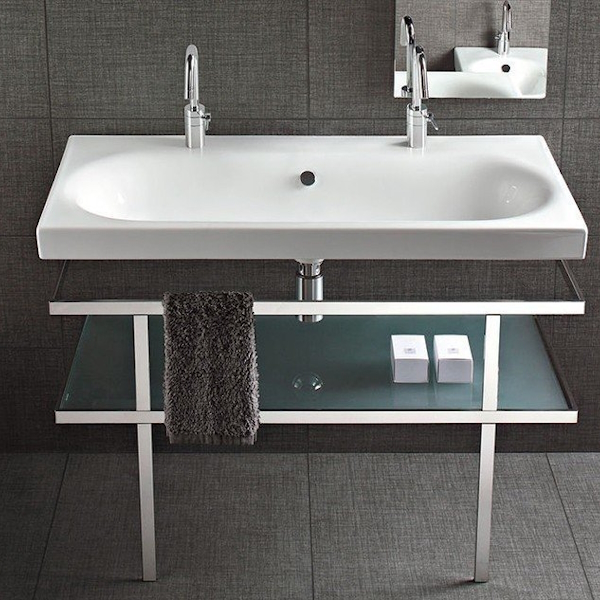 Раковина Hatria Daytime Y0YS01 110х50 см (детальная фотография), современные, hi-tech