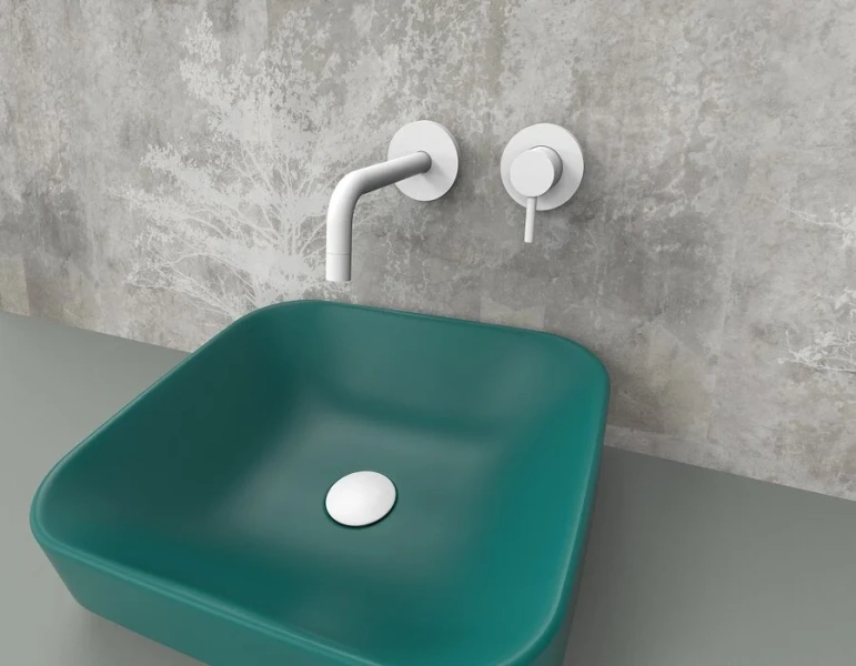 Смеситель для раковины Paffoni Light белый матовый LIG006BO70 (детальная фотография), современные, hi-tech