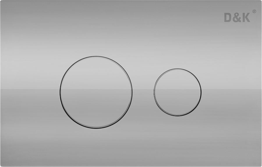 Клавиша смыва D&K Venice хром DB1029001 (детальная фотография)