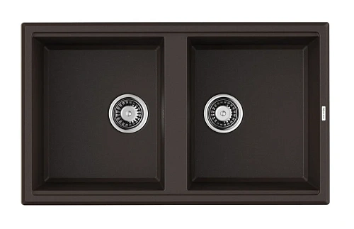 Мойка для кухни Omoikiri Tedori 86-2-DC 86 см темный шоколад - фото 6