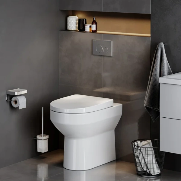 Унитаз напольный Am.Pm Spirit 2.0 белый C701438WH (детальная фотография), современные, hi-tech, круглые