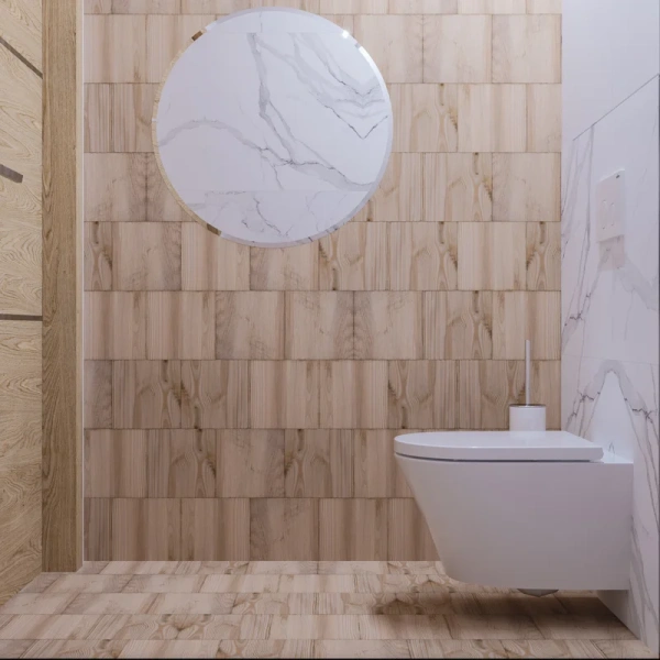 Унитаз подвесной Lavinia Boho Biore безободковый 330402CR (детальная фотография), с горизонтальным, прямым выпуском, с прямым выпуском index_1