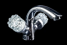 Смеситель для раковины Boheme Crystal двухвентильный