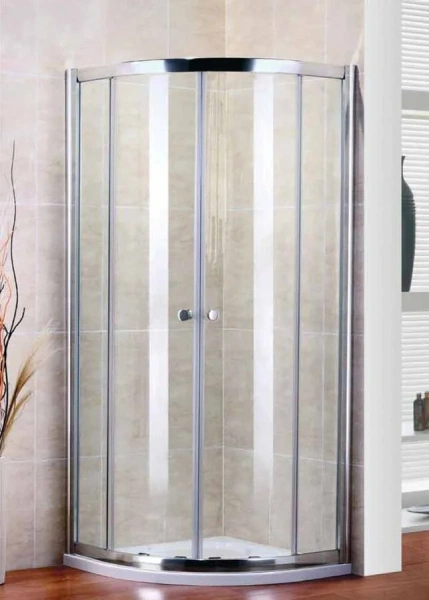 Душевой уголок Cezares Pratico 90х90 см стекло рифленое PRATICO-R-2-90-P-Cr (детальная фотография)