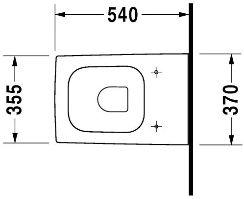 Унитаз подвесной Duravit Vero белый 2217090064 (детальная фотография), без бачка, со скрытым бачком
