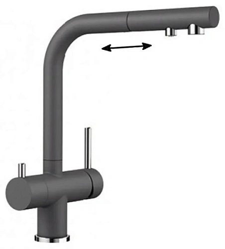 Смеситель для питьевой воды Blanco Fontas-S II темная скала - фото 4